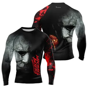 Michael Myers in Halloween Men's Long Sleeve Rash Guard