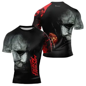 Michael Myers in Halloween Men's Short Sleeve Rash Guard