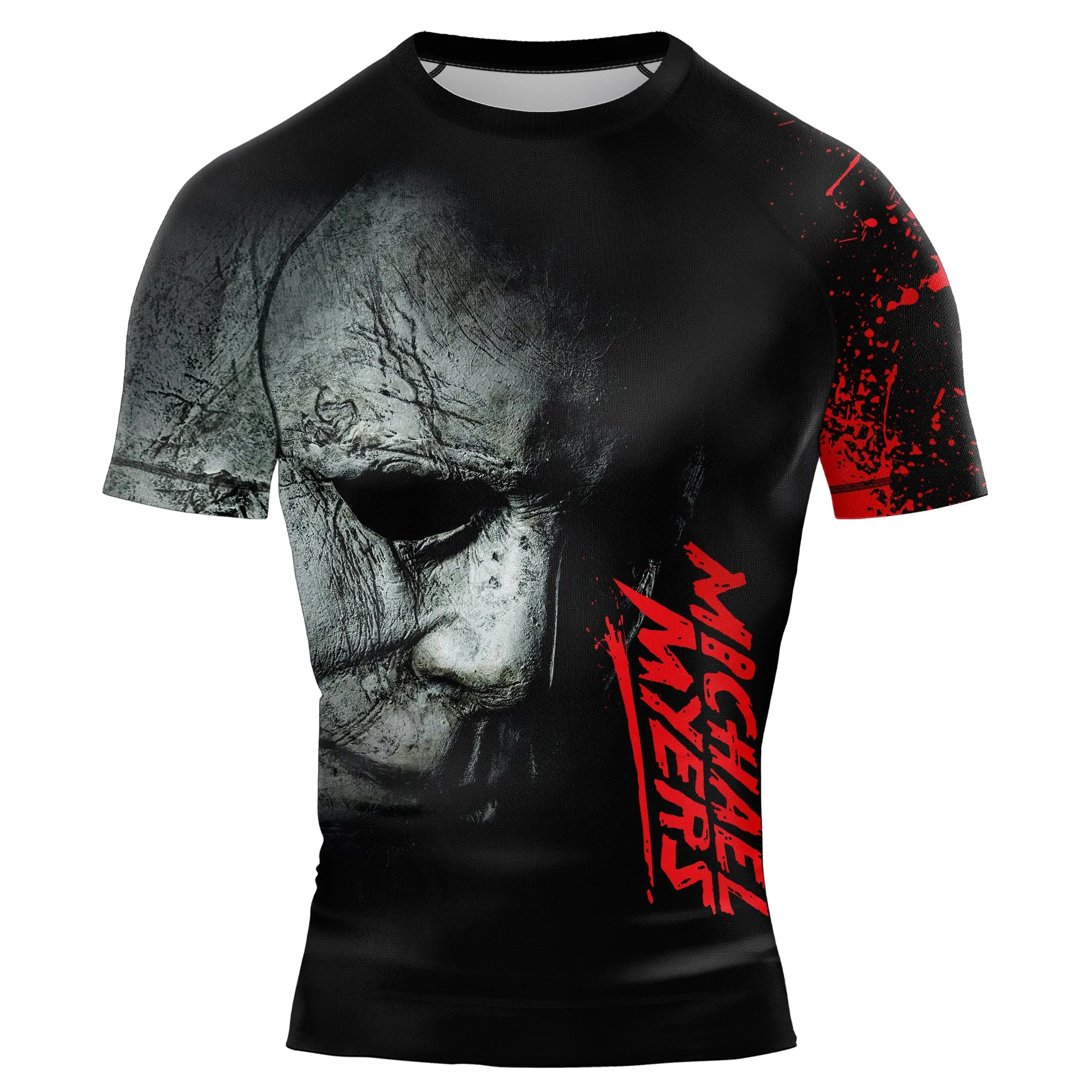Michael Myers in Halloween Men's Short Sleeve Rash Guard