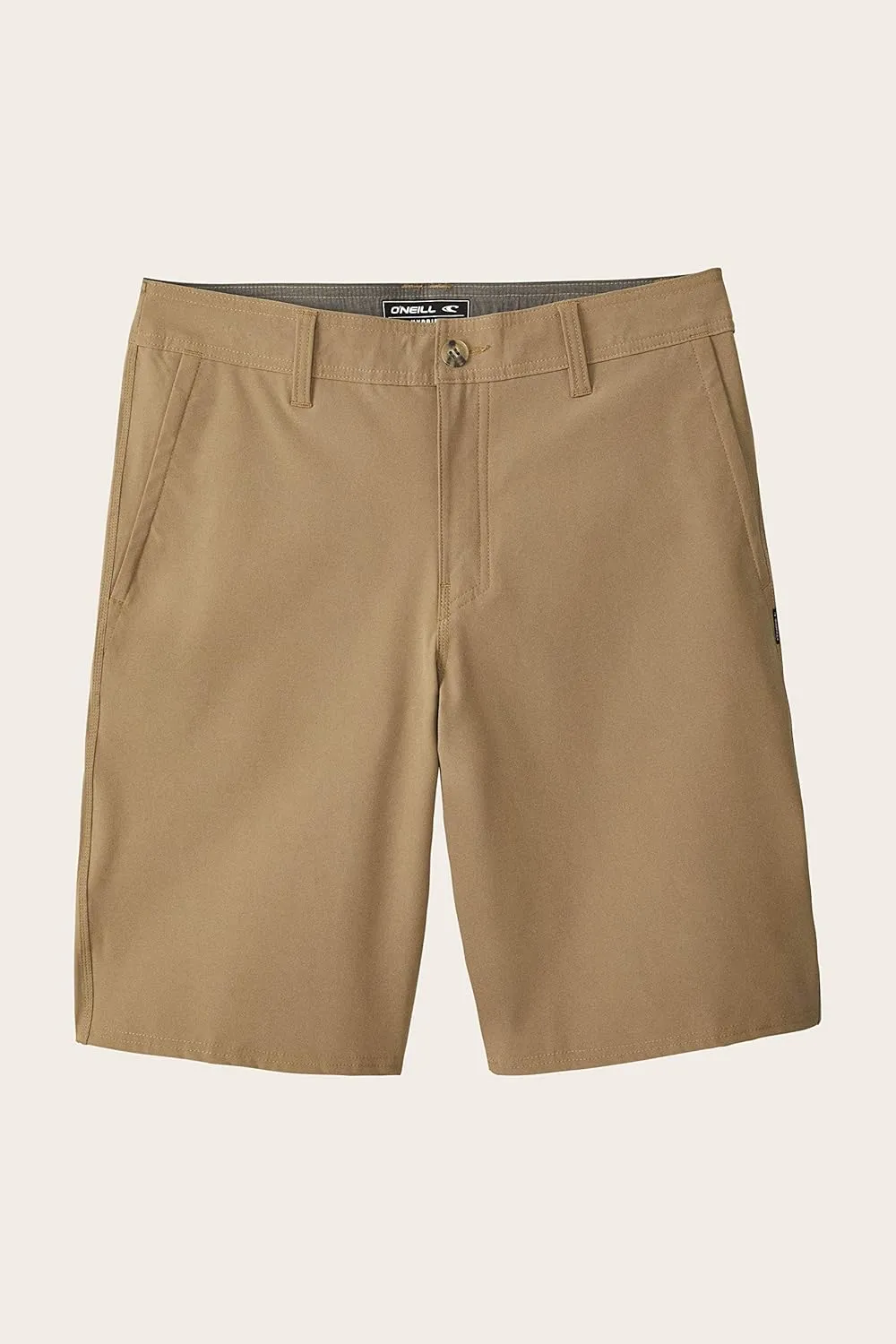 O'NEILL Men's 21 Inch Reserve Solid Hybrid Shorts - Water Resistant Mens Shorts with Quick Dry Stretch Fabric and Pockets