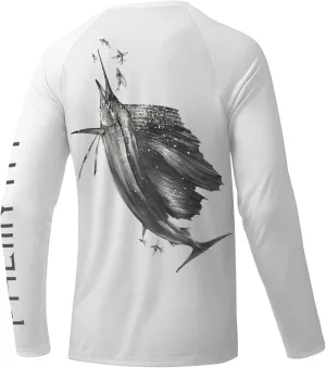 Palmyth Fishing Shirts for Men Long Sleeve UPF 50  T Shirt Sun Protection Tee UV T-Shirts