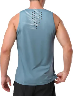 Pioneer Camp Men's Workout Tank Tops Quick Dry Sleeveless T Shirts Athletic Running Gym Beach Muscle Tee