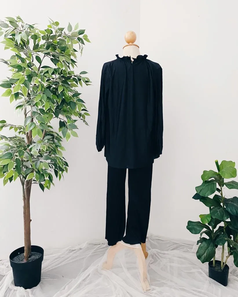 Pleated Set Pants & Top's