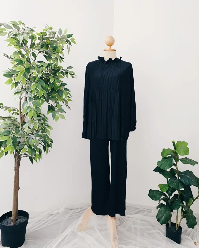 Pleated Set Pants & Top's