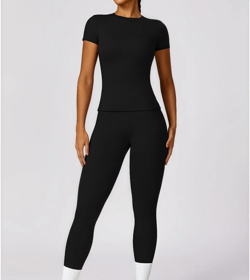 Quick-Dry Sports T-Shirt,Women's Workout Top for Yoga,Running and Gym,Breathable Athletic Tee