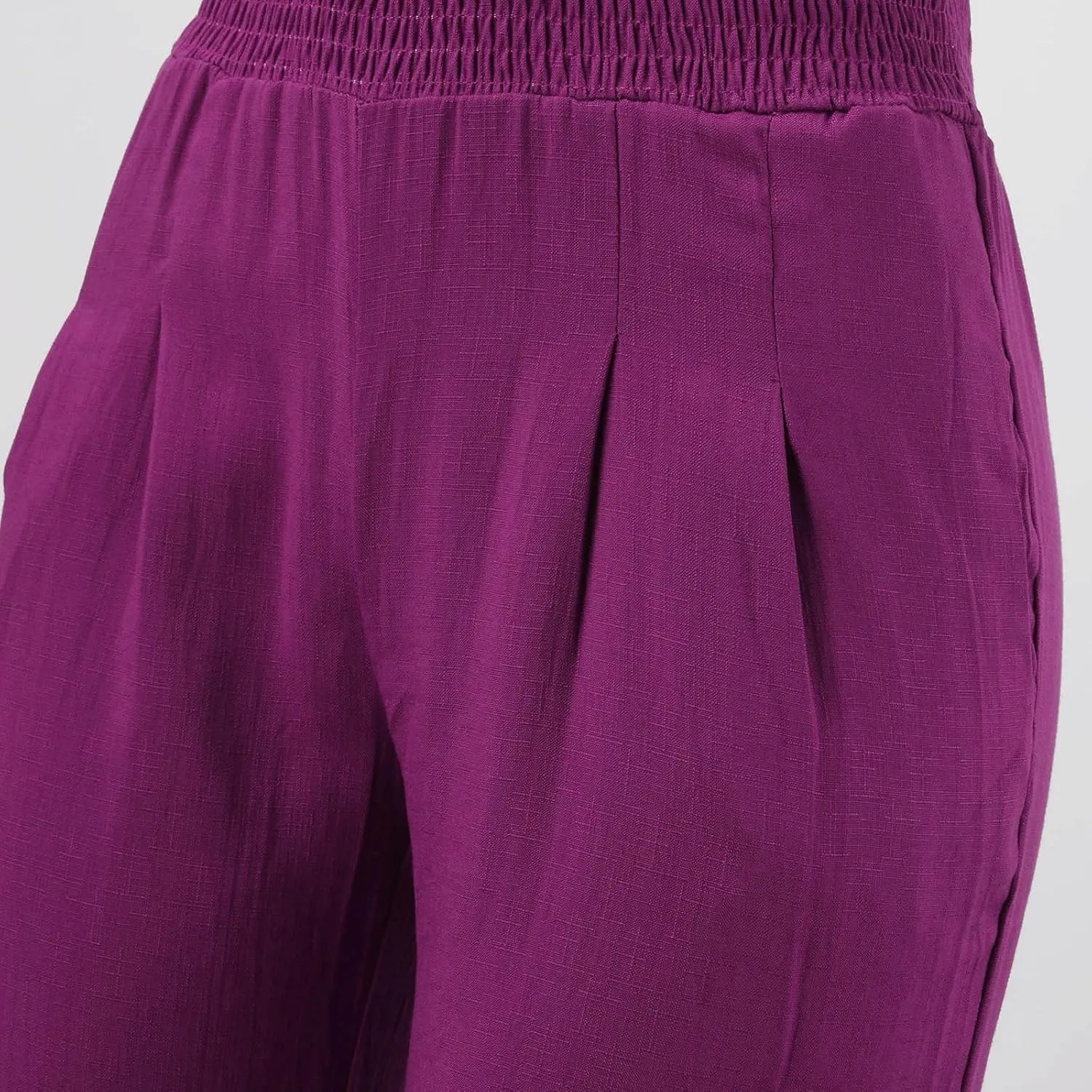 QWENTMTNTY Wide Leg Palazzo Pants for Women Cotton Linen High Waisted Plus Size Summer Pants Casual Work Dressy Trousers