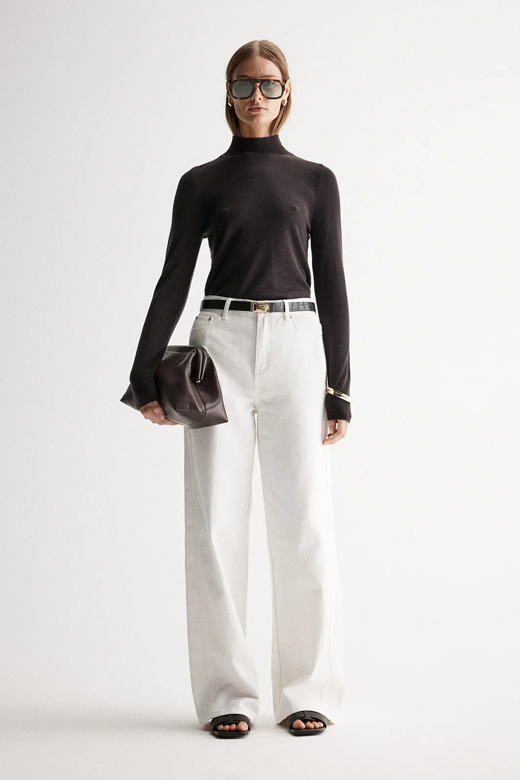 Renae Knit Top Chocolate
