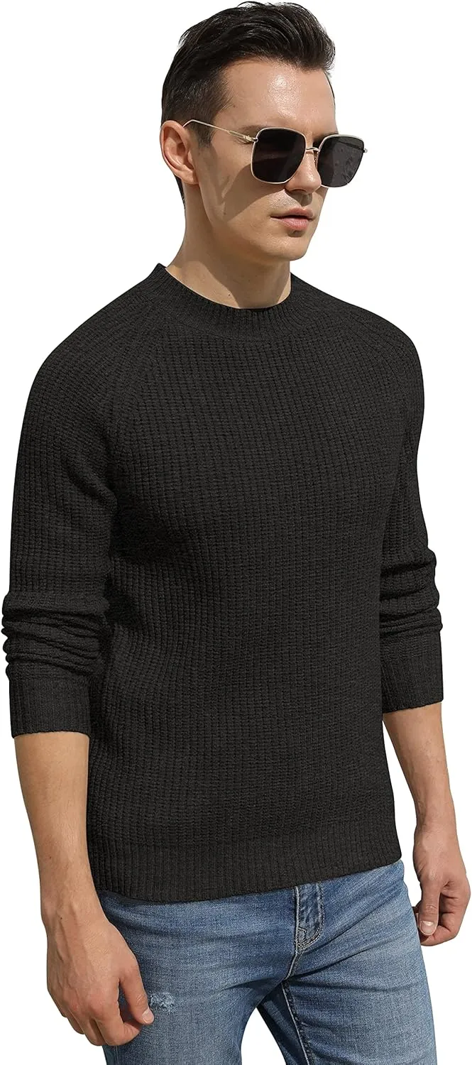 Sailwind Men's Crewneck Casual Sweater Structured Knit Soft Casual Pullover