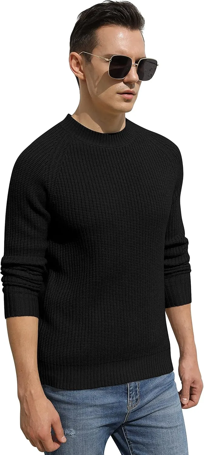 Sailwind Men's Crewneck Casual Sweater Structured Knit Soft Casual Pullover
