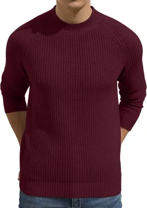 Sailwind Men's Crewneck Casual Sweater Structured Knit Soft Casual Pullover