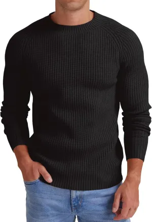 Sailwind Men's Crewneck Casual Sweater Structured Knit Soft Casual Pullover