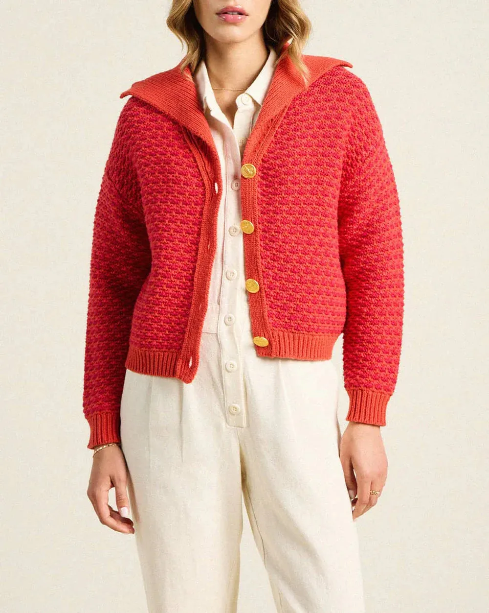 Savannah Cardigan ~ Red