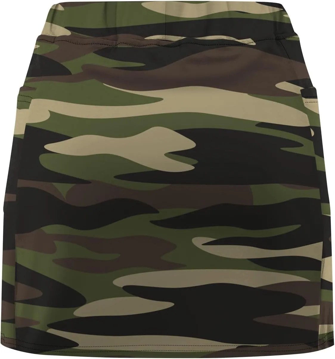 Segaven Skirts for Women Skinny Joggers Printed Running Skirt Tummy Control Workout Skorts Plus Size Athletic Shorts