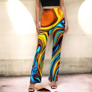 Seraphina - Marbling Flared Pants