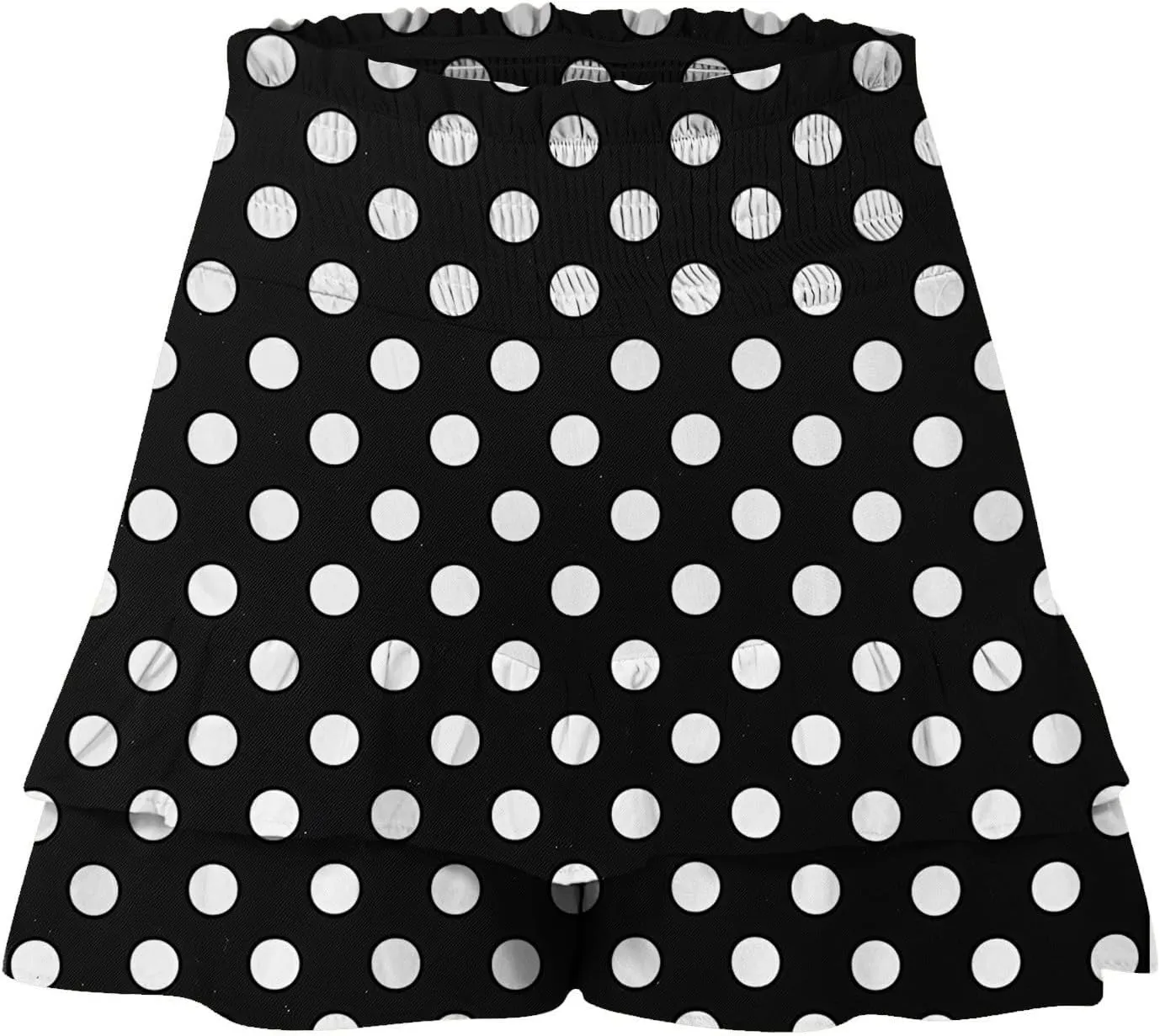 Shorts for Women Summer Polka Dot High Wasited Yoga Skirts Casual Lightweight Workout Tennis Flowy Beach Short Pants