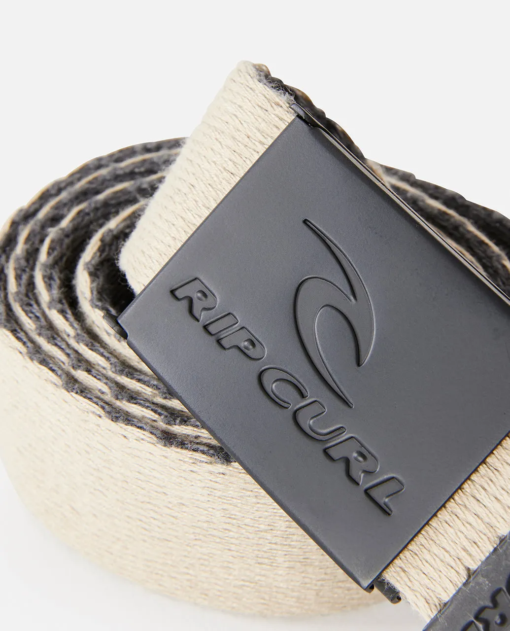 Snap Reversible Webbed Belt - Bone