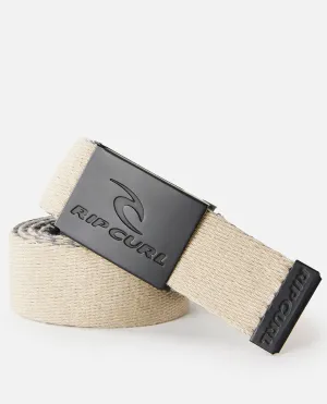 Snap Reversible Webbed Belt - Bone