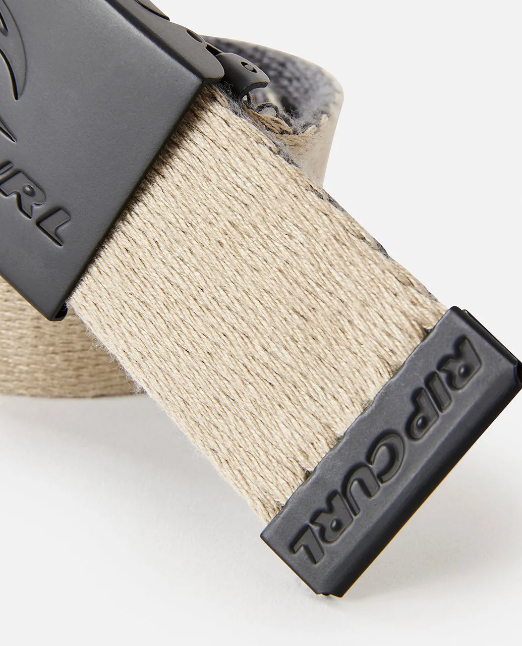 Snap Reversible Webbed Belt - Bone