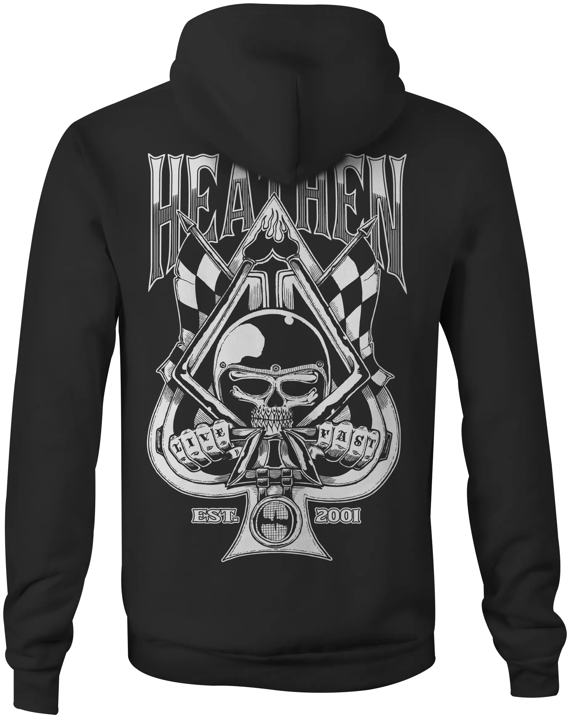 Spade Zip Up Hoodie