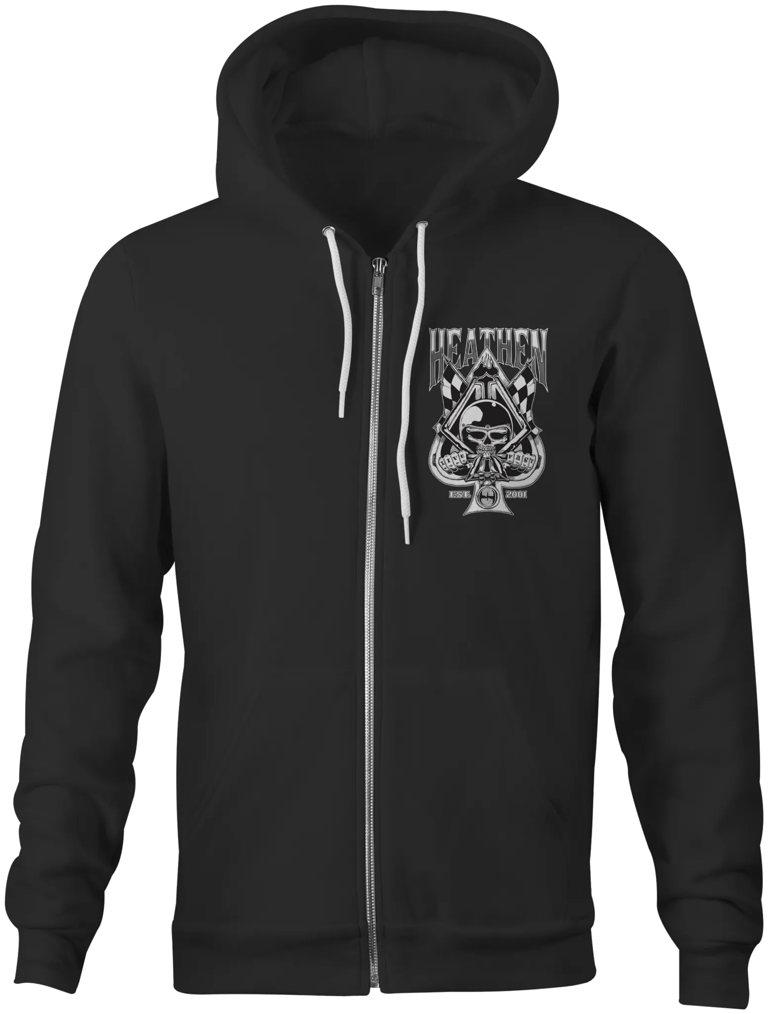 Spade Zip Up Hoodie