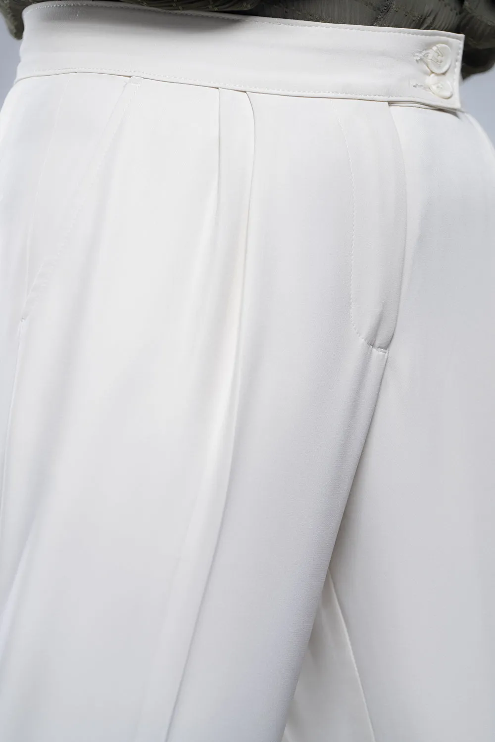 Straight Fit Semi-Formal Twill Pants