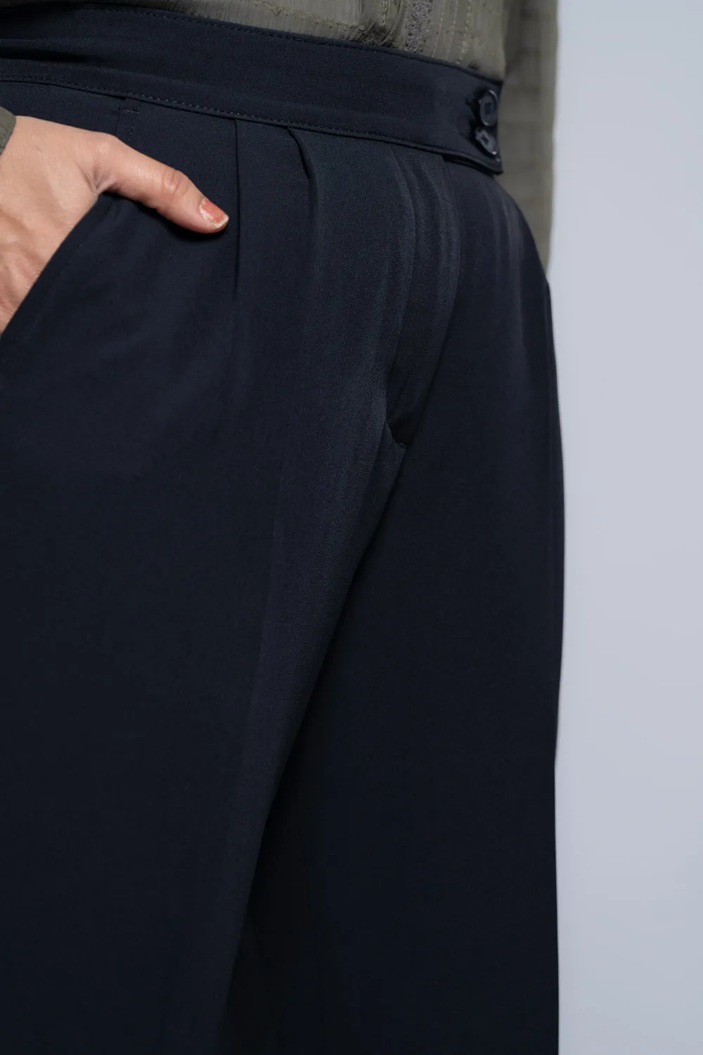 Straight Fit Semi-Formal Twill Pants