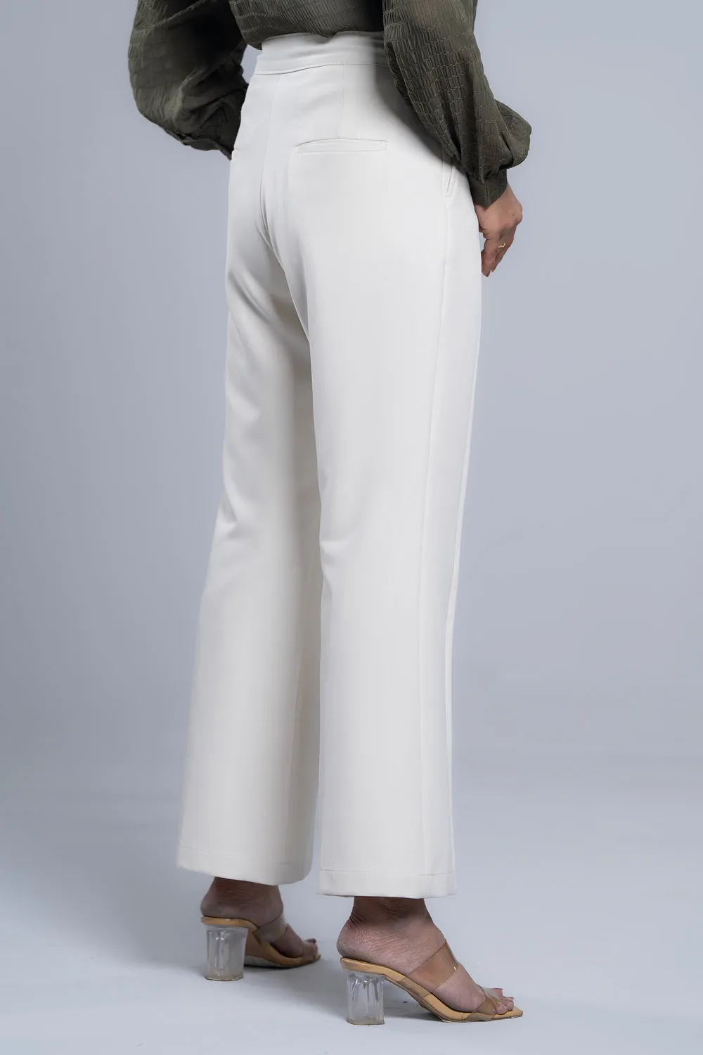 Straight Fit Semi-Formal Twill Pants