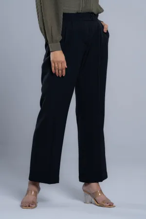 Straight Fit Semi-Formal Twill Pants