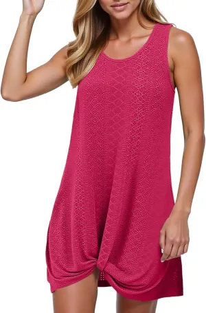 Sundresses for Women 2025 Summer Boho Halter Deep V Neck Shundress Patchwork Mini Dresses Going Out Short Dress