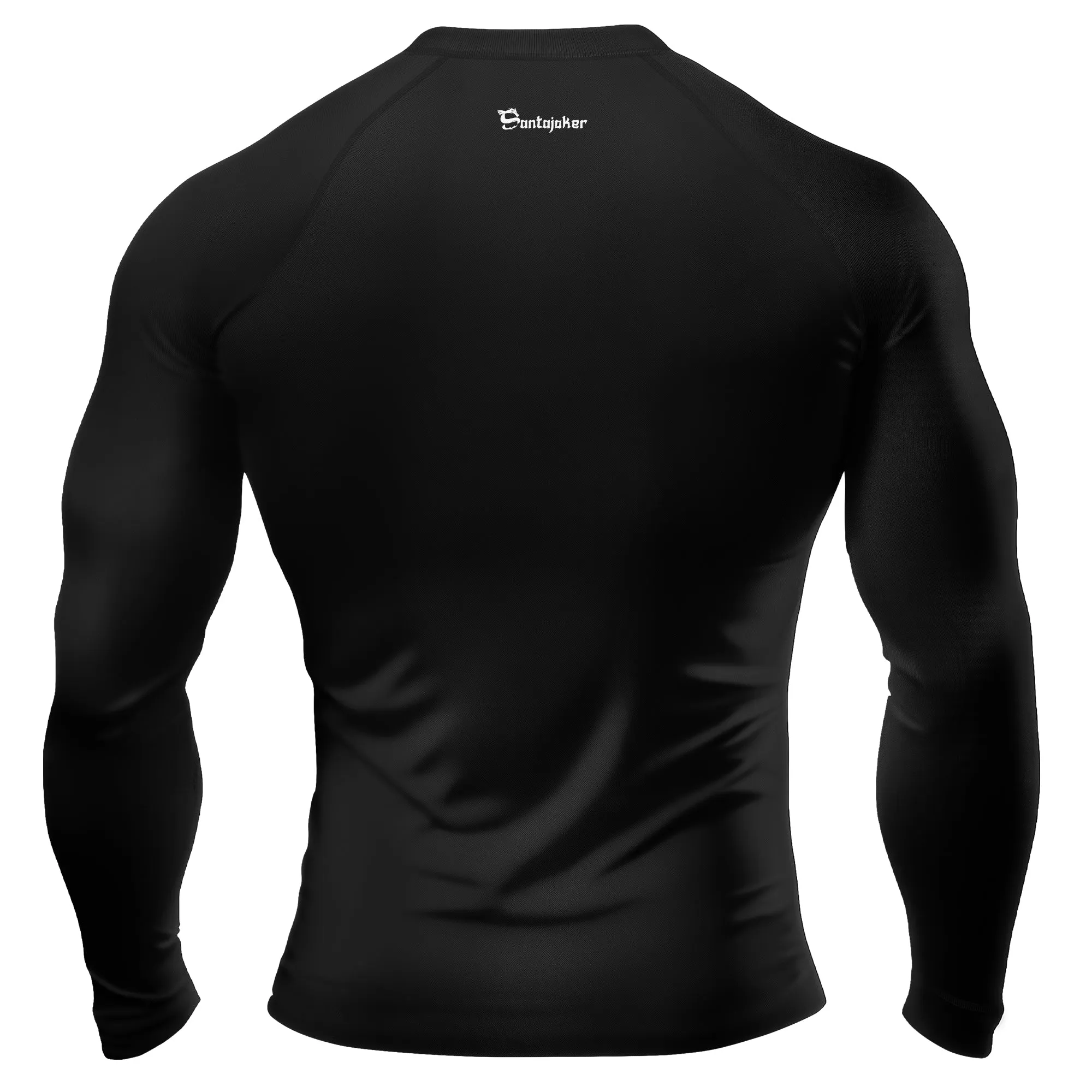 Superman Silver Emblem Men's Long Sleeve Rash Guard