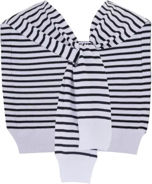 Sweater Pashmina Shawl Wraps for Women Striped Knitted Knotted Shawls Travel Casual Scarf Cape Shoulder Tops Wrap