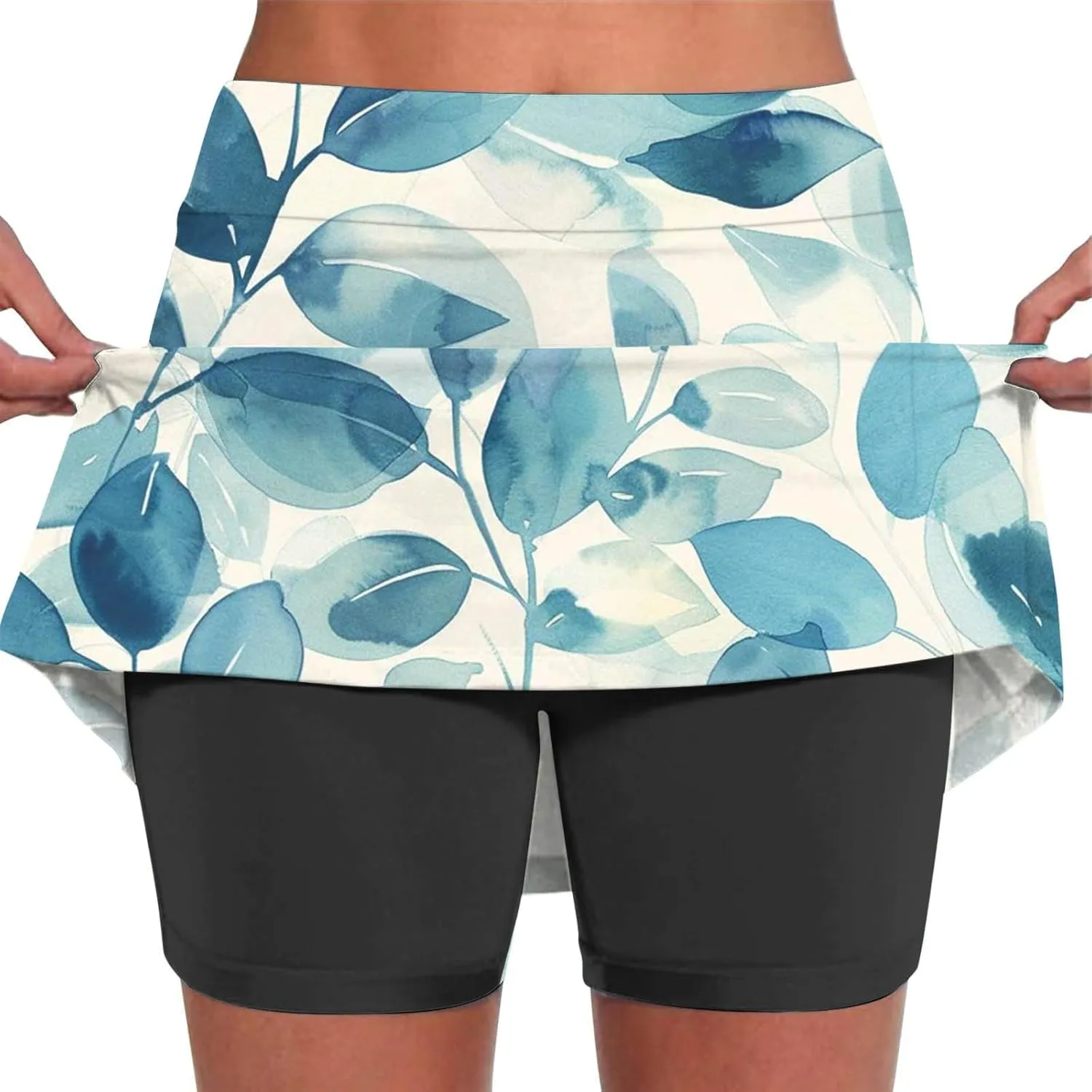 TANGNADE Golf Skirts for Women with Shorts Casual Trendy Skirt Athletic Inner Shorts for Running Tennis Workout Clothes