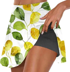 TANGNADE Golf Skirts for Women with Shorts Casual Trendy Skirt Athletic Inner Shorts for Running Tennis Workout Clothes