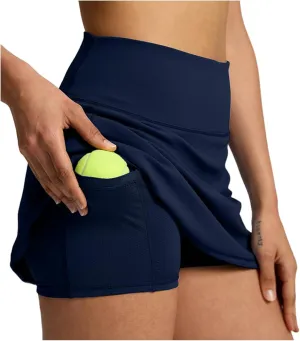 Tennis Skirts for Women High Waisted Athletic Workout Skort Summer Flowy Lightweight Tennis Golf Skirt with Pockets Overstock Items Clearance All Prime A3Dark Blue, S
