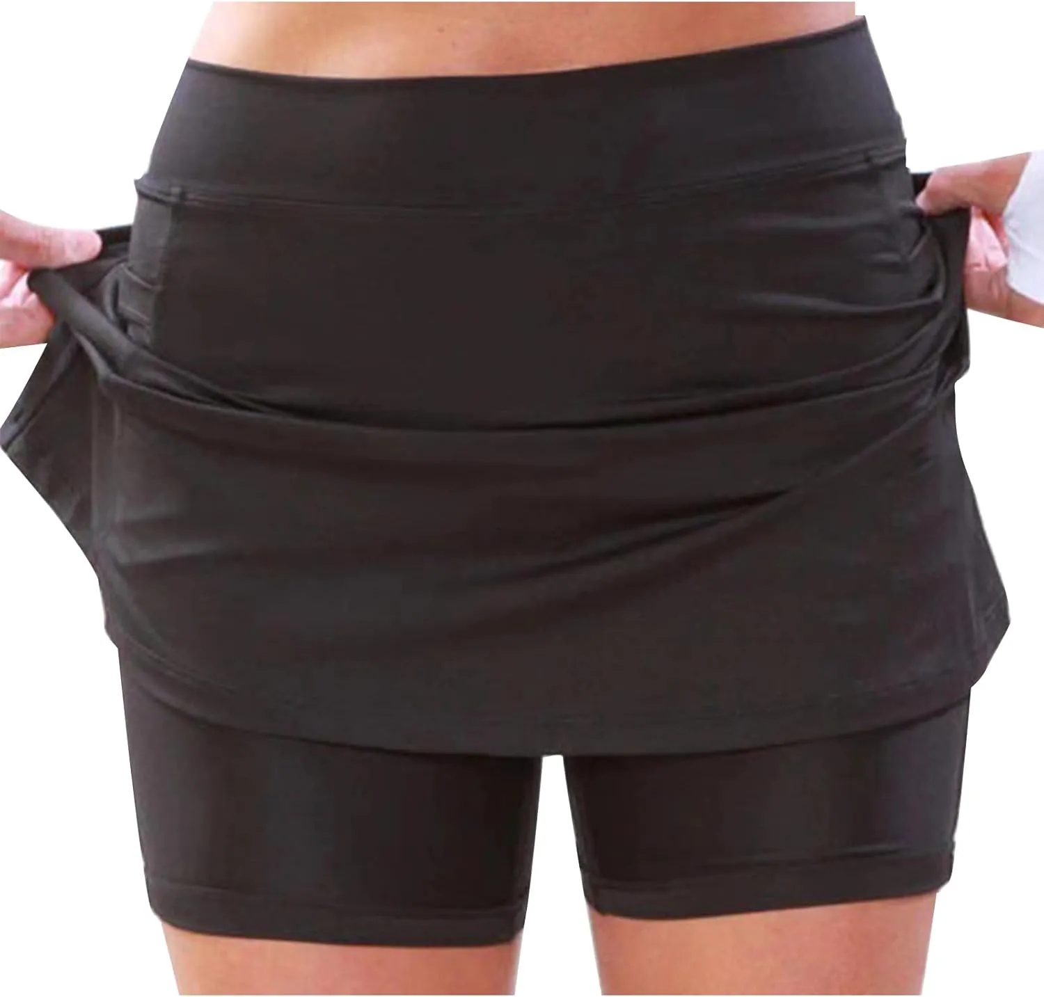 Tennis Skirts for Women with Shorts Stretch Sports Gym Skorts Casual Running Skirt Workout High Waist Summer Shorts