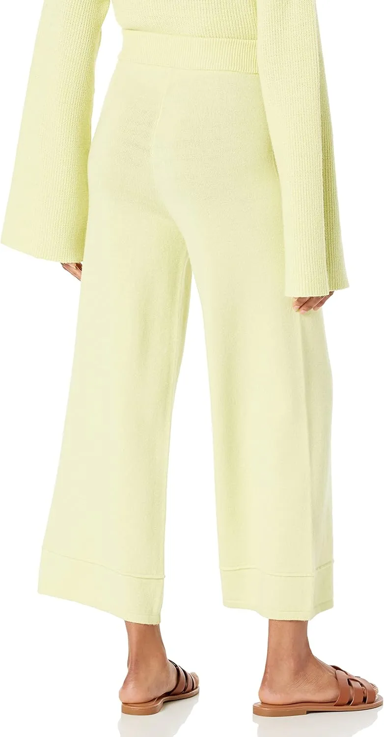 The Drop Women's Bernadette Pull-on Loose-fit Cropped Sweater Pant