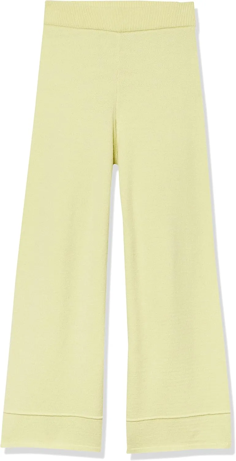 The Drop Women's Bernadette Pull-on Loose-fit Cropped Sweater Pant