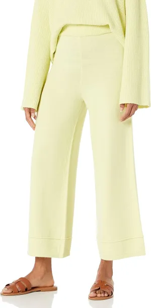 The Drop Women's Bernadette Pull-on Loose-fit Cropped Sweater Pant