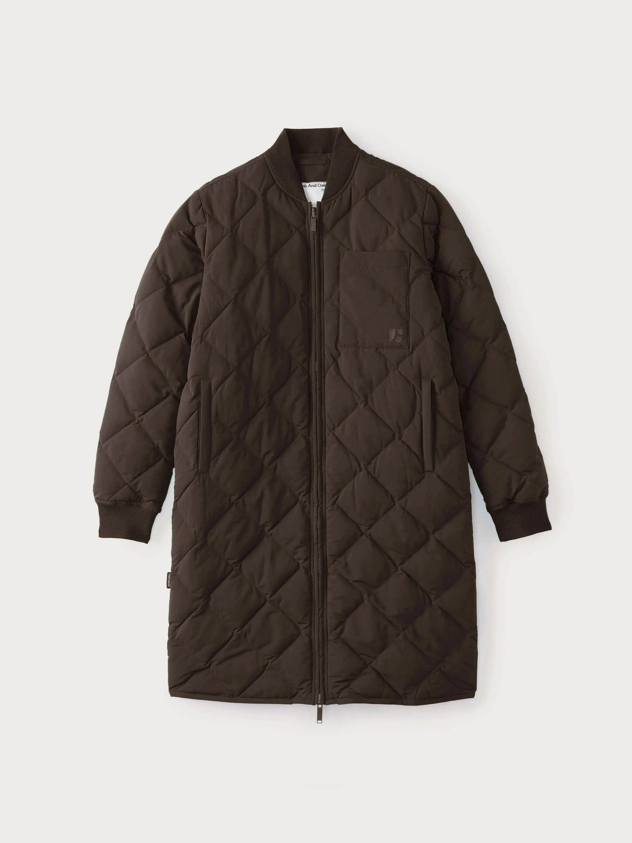 The Skyline Reversible Maxi Bomber in Espresso