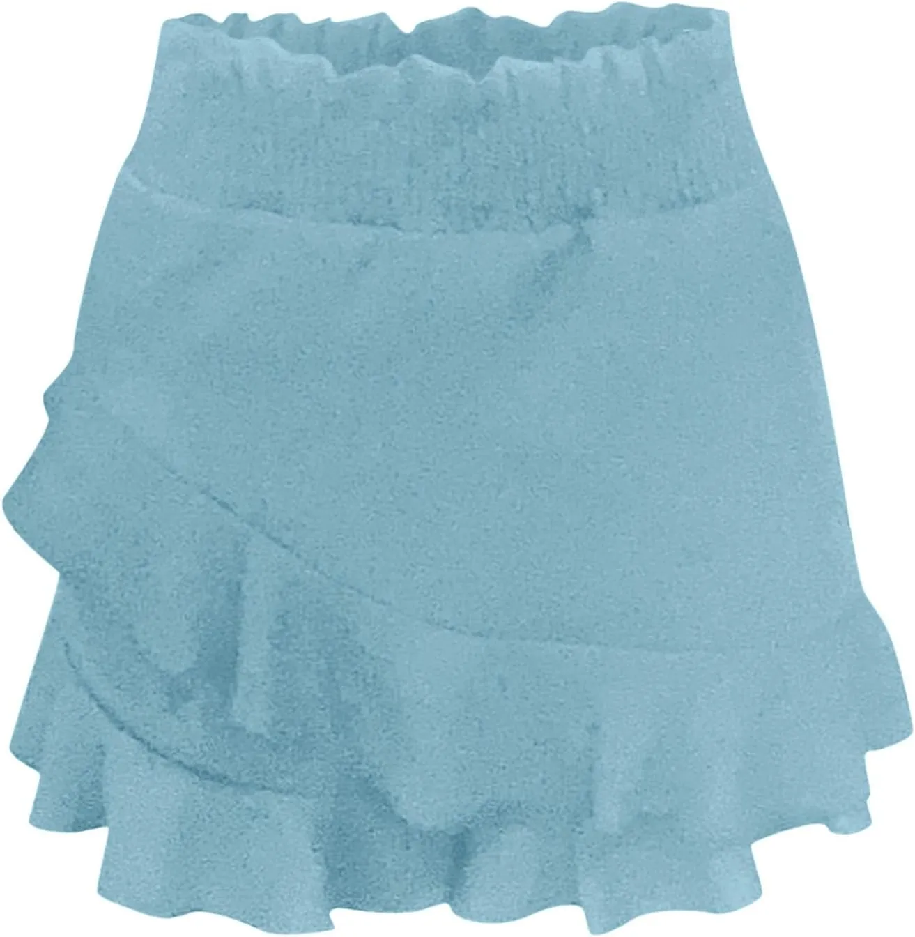 Women Skate Skirt Mini Wrap Skirt Beach Flowing Linen High Waist Shorts Summer Women Spandex Short