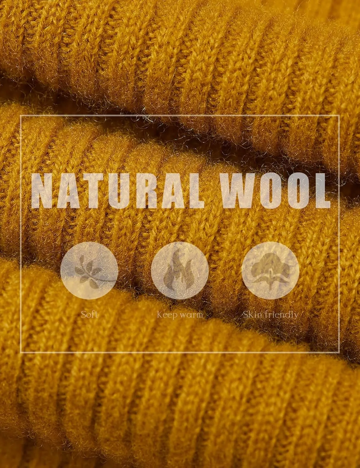 Women's 100% Merino Wool Sweater 2025 Fall Winter Polo Neck Long Sleeve Warm Soft Knit Pulover Sweater