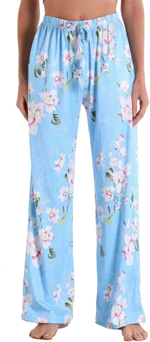 Women's Autumn and Winter New Home Casual Sports Pocket Checkered Printed Straight Pants