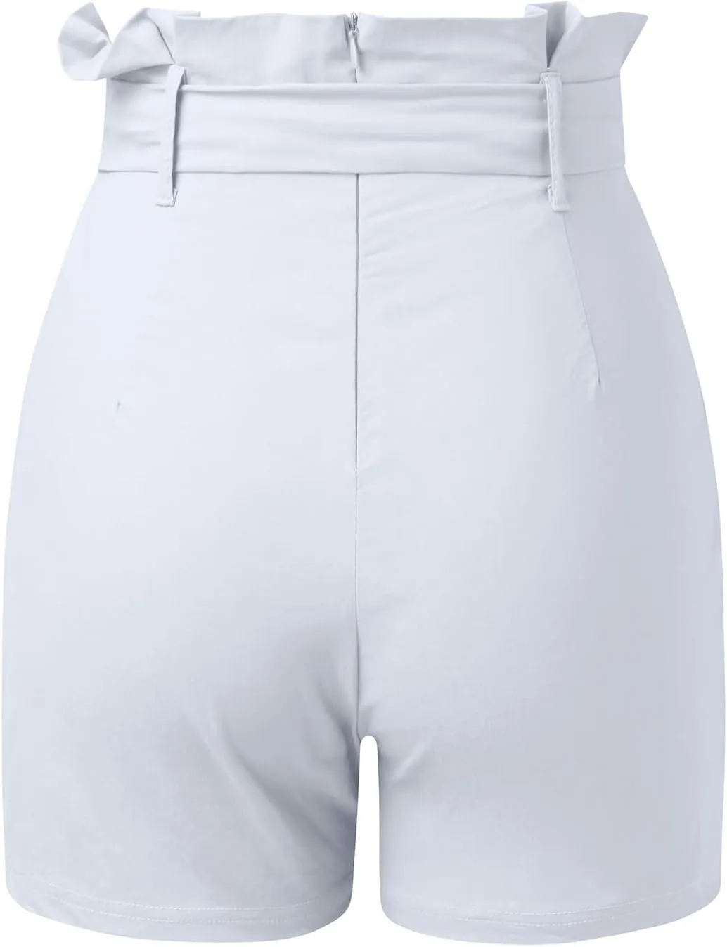 Women's High Waisted Hem Distressed Ripped Casual Shorts Silk Skirts for Women Short
