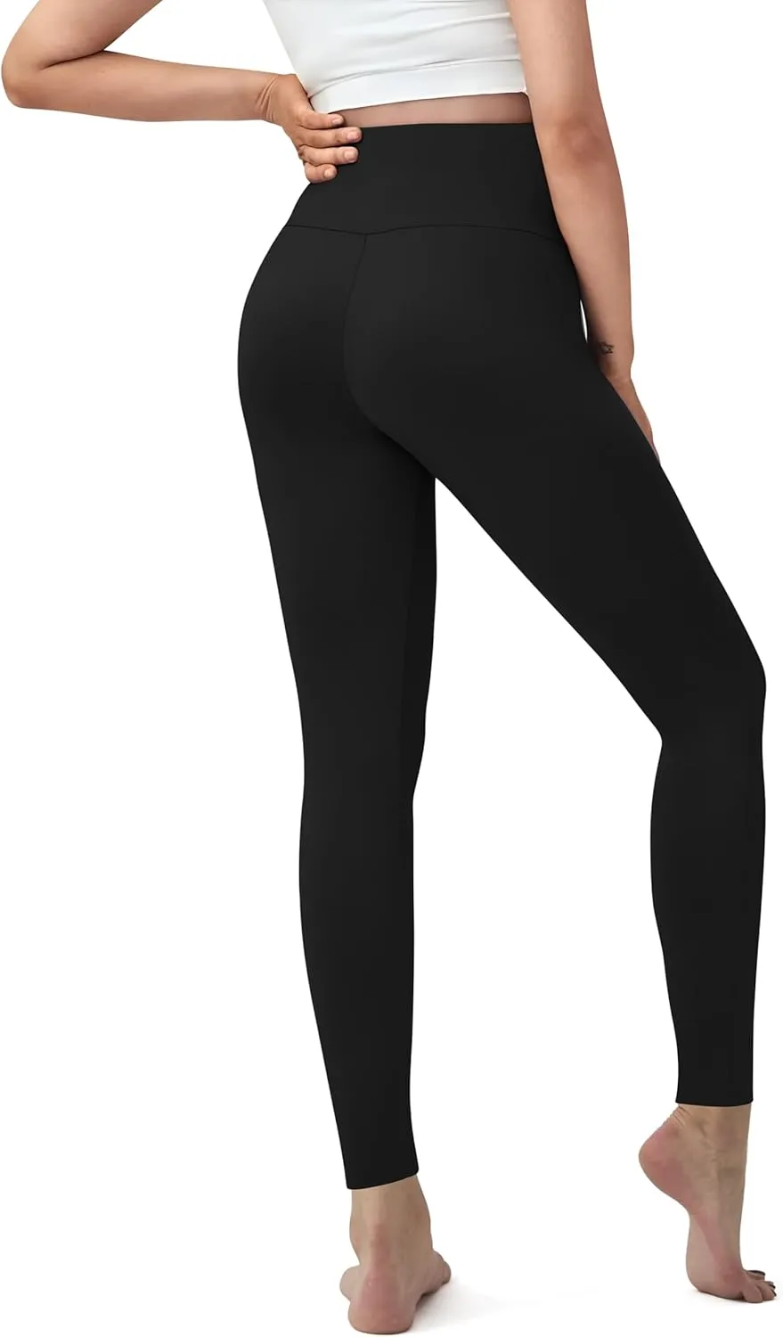 Women's Maternity Workout Leggings Over The Belly - Buttery Soft Casual Pregnancy Yoga Pants Activewear Lounge