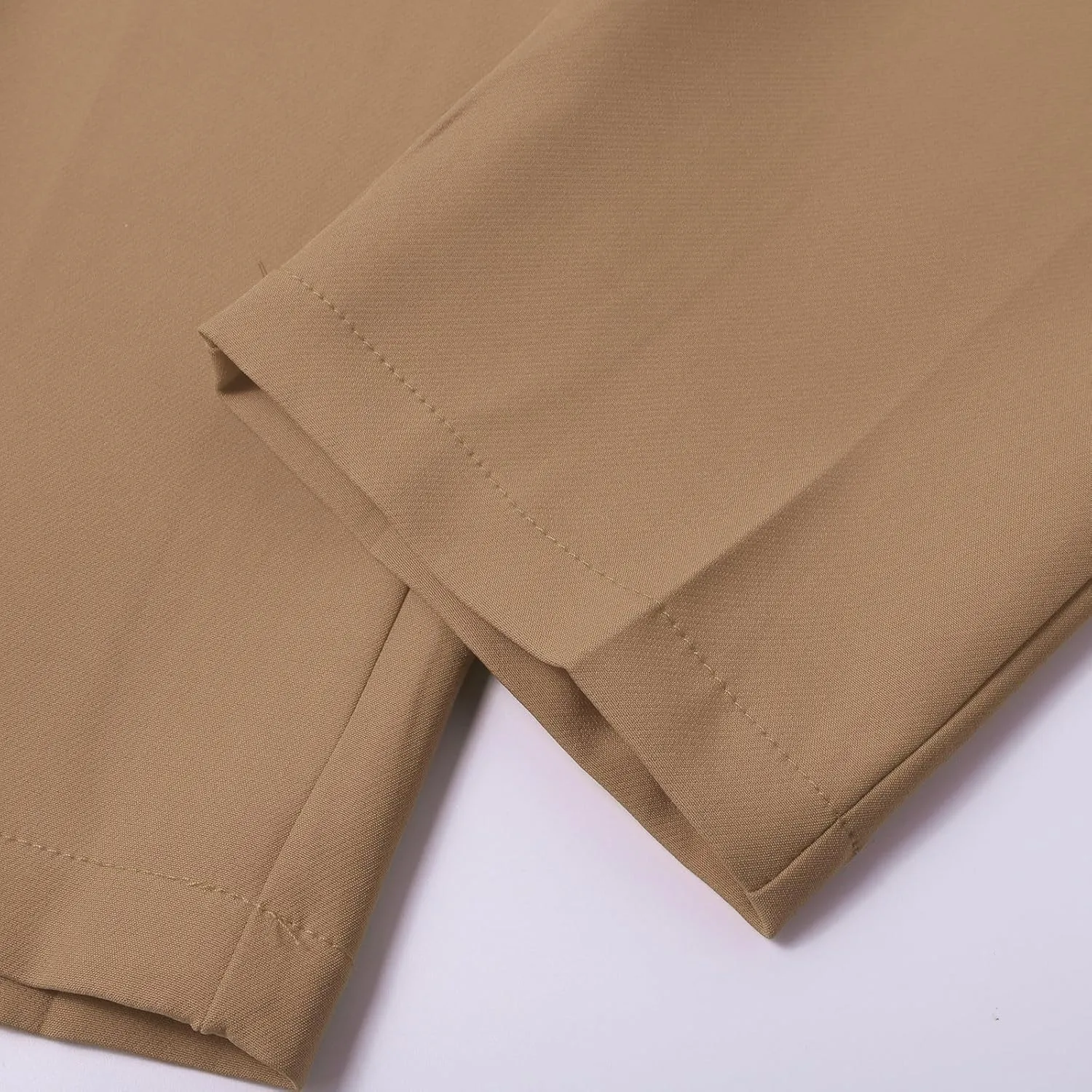 Womens Stylish Y2K High Waist Belt Trousers Casual Lightweight Cotton Linen Cropped Pant with Pockets for Spring Fall