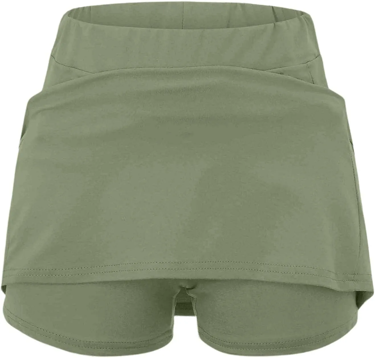 Womens Summer Skort with Pockets Tummy Control Plus Size Skorts for Women High Waist Athletic Sports Skirt Casual Shorts