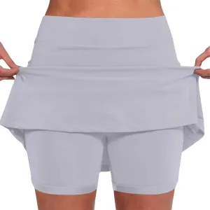 Womens Summer Skorts with Pockets Tummy Control Plus Size Skorts for Women High Waist Athletic Sports Skirt 2024 Shorts