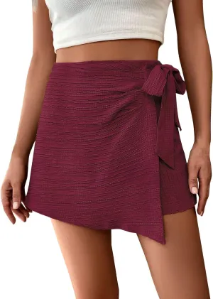 Womens Summer Tennis Skirts Pleated Golf Athletic Skorts Skirts with Shorts Pockets Running Pickleball Summer