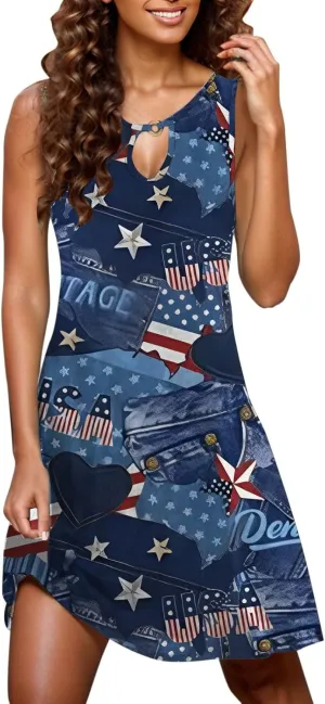 Womens T Shirt Mini Dress Long Sleeve Cotton Short Dress Button Up Ruffle Hem Dresses