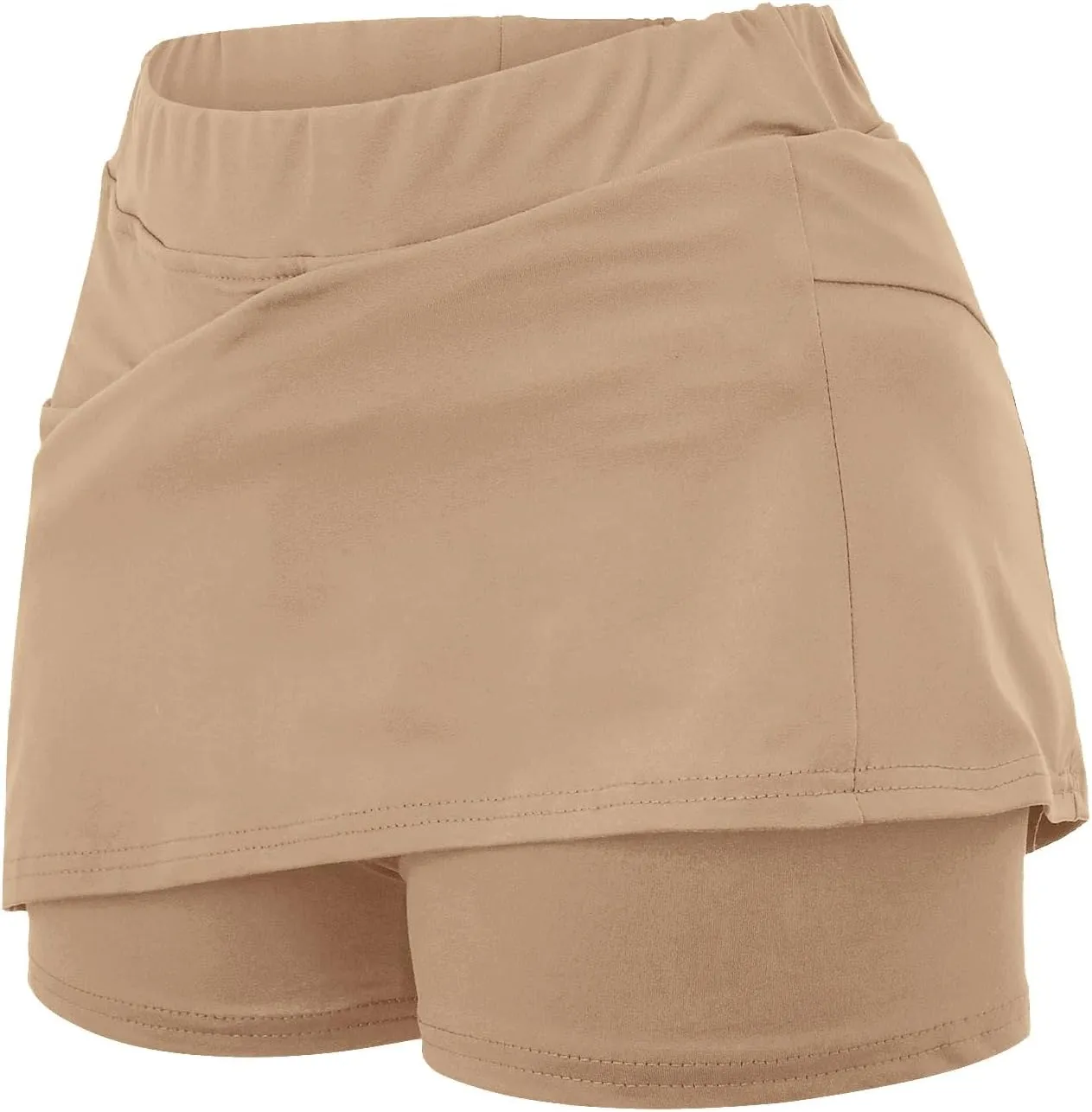 Yoga High Waisted Golf Skirts for Women a Line Tennis Athletic Casual Skort with Inner Shorts Yoga Pants